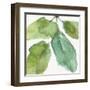 Blue and Green Garden VIII-Lisa Audit-Framed Art Print