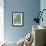 Blue and Green Musings III-Jeannie Sellmer-Framed Giclee Print displayed on a wall