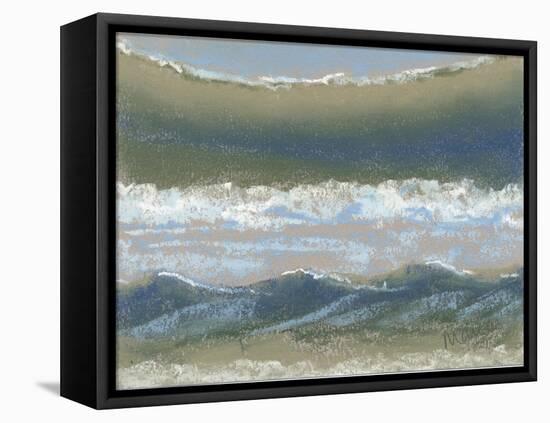 Blue and Green-Marie Marfia Fine Art-Framed Stretched Canvas