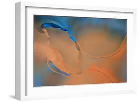 Blue and Orange Flow-Cora Niele-Framed Photographic Print