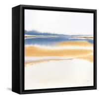 Blue and Orange II-Chris Paschke-Framed Stretched Canvas