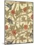 Blue and Orange Trellis Wallpaper Design, 1864-William Morris-Mounted Giclee Print