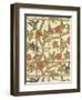 Blue and Orange Trellis Wallpaper Design, 1864-William Morris-Framed Giclee Print