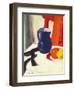 Blue And Orange-Francis Cadell-Framed Art Print