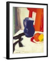 Blue And Orange-Francis Cadell-Framed Art Print