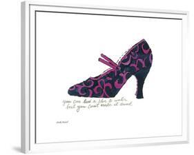 Blue and Pink Shoe, c.1955-Andy Warhol-Framed Giclee Print