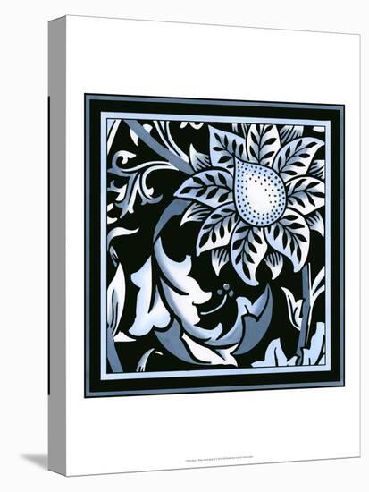 Blue and White Floral Motif II-Vision Studio-Stretched Canvas