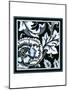Blue and White Floral Motif III-Vision Studio-Mounted Art Print