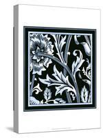 Blue and White Floral Motif IV-Vision Studio-Stretched Canvas