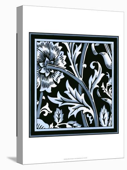 Blue and White Floral Motif IV-Vision Studio-Stretched Canvas