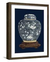 Blue and White Ginger Jar II-Vision Studio-Framed Art Print