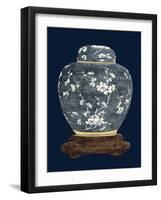 Blue and White Ginger Jar II-Vision Studio-Framed Art Print