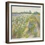 Blue and White Irises, Wortham-Timothy Easton-Framed Premium Giclee Print