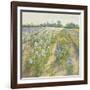 Blue and White Irises, Wortham-Timothy Easton-Framed Giclee Print