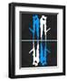 Blue and White Kiss-Felix Podgurski-Framed Art Print