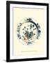 Blue and White Porcelain Plate I-null-Framed Art Print