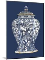 Blue and White Porcelain Vase I-Vision Studio-Mounted Art Print