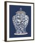 Blue and White Porcelain Vase I-Vision Studio-Framed Art Print