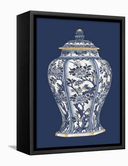 Blue and White Porcelain Vase II-Vision Studio-Framed Stretched Canvas