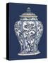 Blue and White Porcelain Vase II-Vision Studio-Stretched Canvas