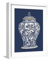 Blue and White Porcelain Vase II-Vision Studio-Framed Art Print