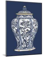 Blue and White Porcelain Vase II-Vision Studio-Mounted Art Print