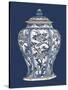 Blue and White Porcelain Vase II-Vision Studio-Stretched Canvas