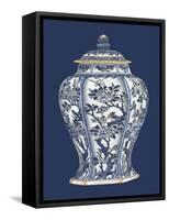 Blue and White Porcelain Vase II-Vision Studio-Framed Stretched Canvas