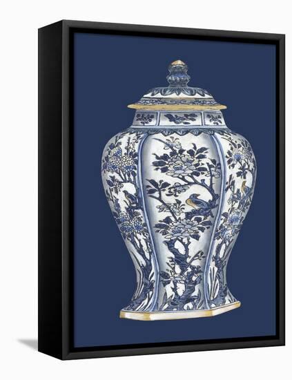 Blue and White Porcelain Vase II-Vision Studio-Framed Stretched Canvas