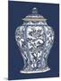 Blue and White Porcelain Vase II-Vision Studio-Mounted Art Print