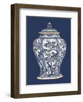 Blue and White Porcelain Vase II-Vision Studio-Framed Art Print