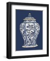 Blue and White Porcelain Vase II-Vision Studio-Framed Art Print