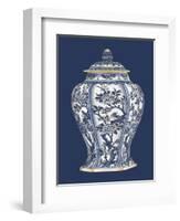 Blue and White Porcelain Vase II-Vision Studio-Framed Art Print