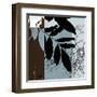 Blue and White Silhouette II-Patricia Pinto-Framed Art Print