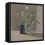 Blue and White Vases-William Packer-Framed Stretched Canvas