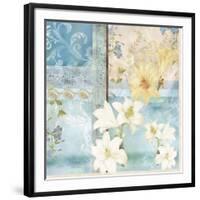 Blue and White-Maria Trad-Framed Giclee Print