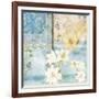 Blue and White-Maria Trad-Framed Giclee Print