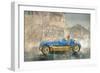 Blue and Yellow Maserati of Bira-Peter Miller-Framed Giclee Print