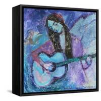 Blue Angel-Sylvia Paul-Framed Stretched Canvas
