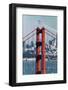 Blue Angels Fly at Golden Gate Bridge, San Francisco-Vincent James-Framed Photographic Print