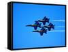 Blue Angels Flying in Formation-Stocktrek Images-Framed Stretched Canvas