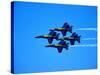 Blue Angels Flying in Formation-Stocktrek Images-Stretched Canvas