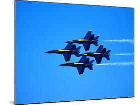 Blue Angels Flying in Formation-Stocktrek Images-Mounted Photographic Print