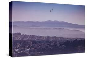 Blue Angels Over Sunset Neighborhood District San Francisco-Vincent James-Stretched Canvas