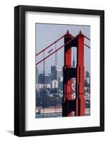 Blue Angels Show at Golden Gate Bridge, San Francisco-Vincent James-Framed Photographic Print