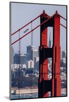 Blue Angels Show at Golden Gate Bridge, San Francisco-Vincent James-Mounted Photographic Print