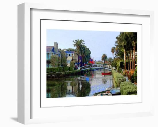 Blue Arch on Canal-Jack Heinz-Framed Giclee Print