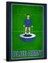 Blue Army Football Soccer Sports-null-Framed Poster