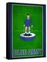 Blue Army Football Soccer Sports-null-Framed Stretched Canvas