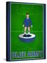 Blue Army Football Soccer Sports-null-Stretched Canvas